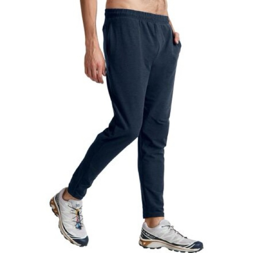 Beyond Yoga Mens Take It Easy Joggers in Nocturnal Navy